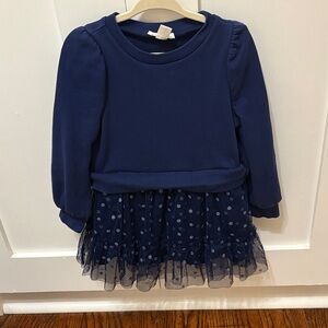 Crewcuts navy blue tutu dress 2T